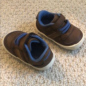 Baby shoes by Stride Rite, 3, Brown and Blue